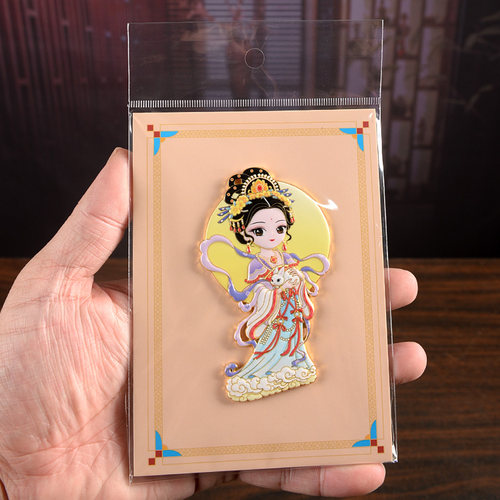 创意京剧脸谱人物冰箱贴金属磁性贴中国风特色纪念品送老外小礼品 - 图3