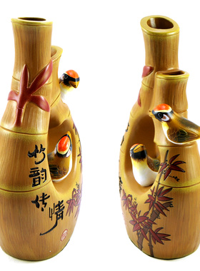 陶瓷工艺品彩陶中式家居客厅摆件