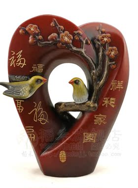 陶瓷工艺品彩陶中式家居客厅摆件