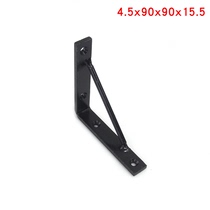 Plated black zinc corner code reinforcement connecting piece welding furniture angle iron L type 4 5x90x90x15 5 0 5