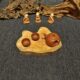 Base pot tea tray household wooden tray