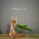 Simulated welcoming pine root carving bonsai ornaments for landscaping hotel B&B tea room tree roots simulated tree entrance hall indoor landscape