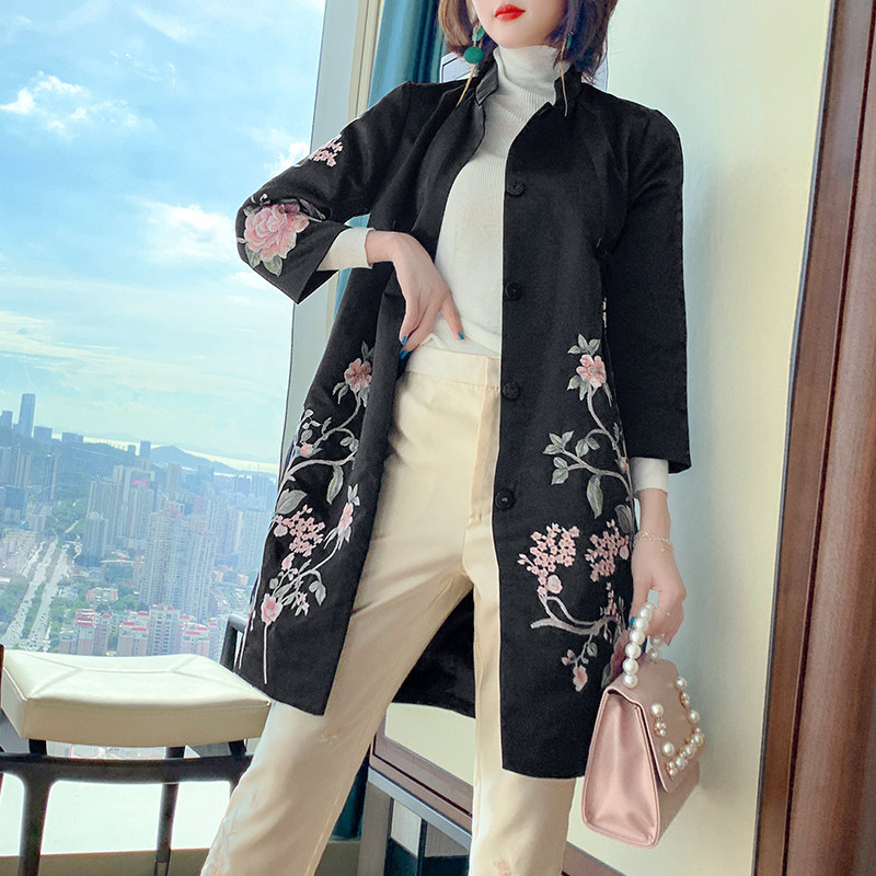 女秋古装日常可穿中国风改良版汉服 品唐斋民族服装/舞台装