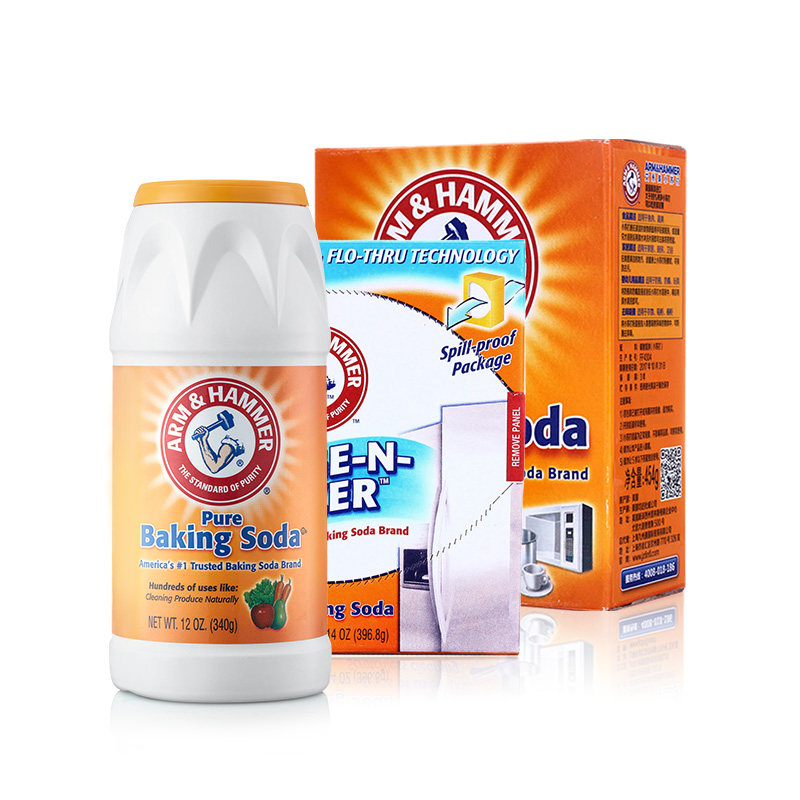 艾禾美小苏打粉3件套天然清洁剂 艾禾美卓成宏益多用途清洁剂