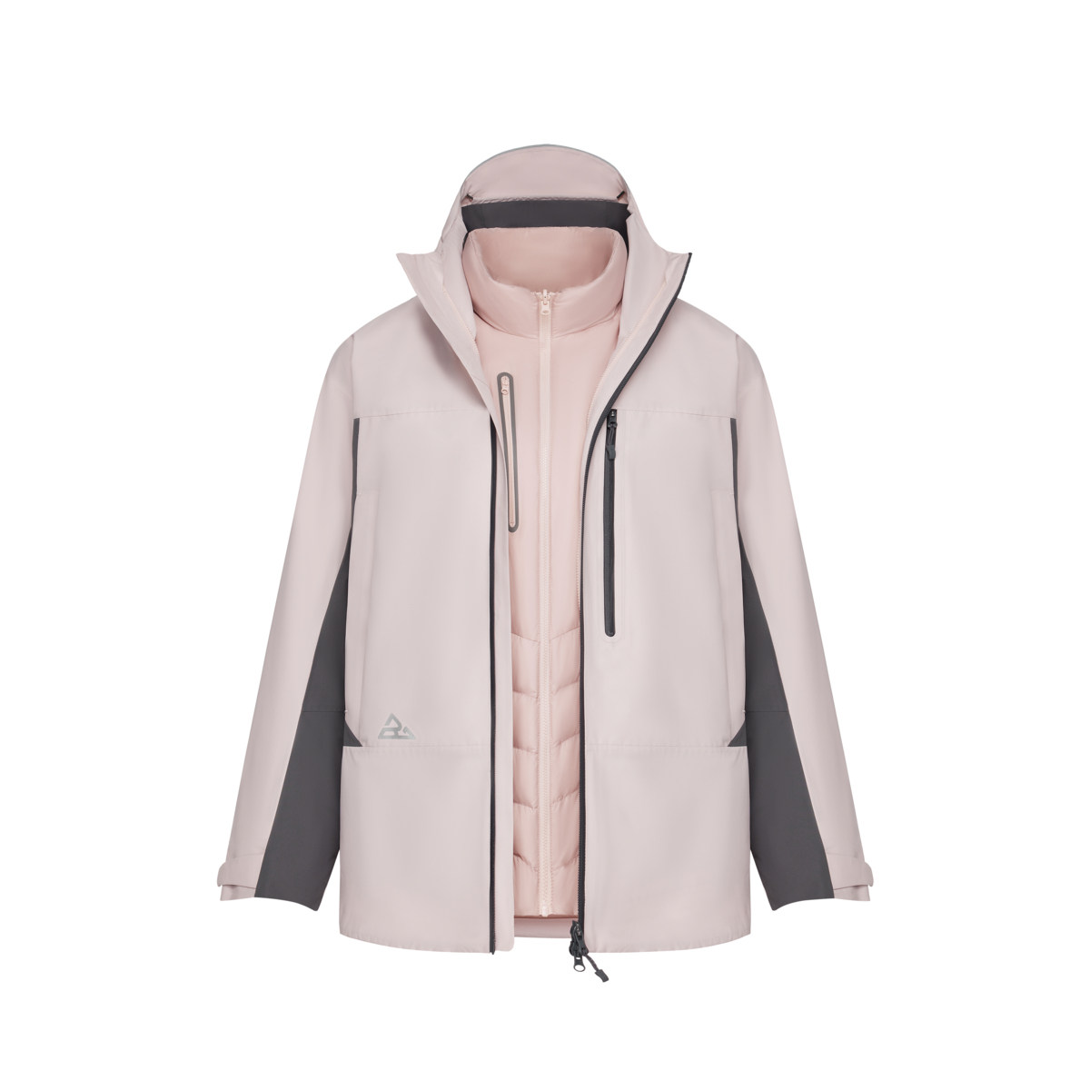 波司登户外羽绒冲锋衣2023【一衣三穿】男女同款防水鹅绒登山服