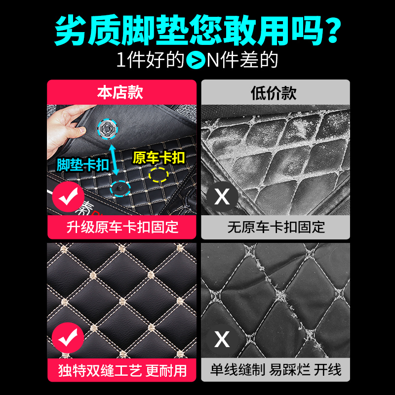 Qin PLUS exclusive upgraded version of fully surrounded floor mats