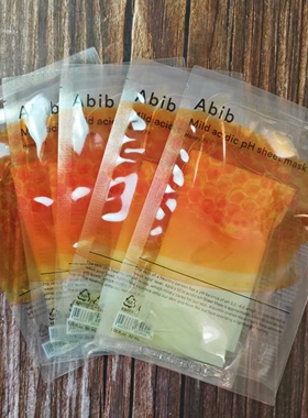 韩国abib面膜复活草鱼腥草口香糖PH弱酸性积雪草水库补水保湿
