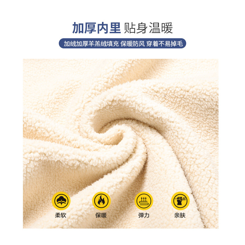 老人加绒加厚男士单件保暖衣 北极绒杭州保暖上装