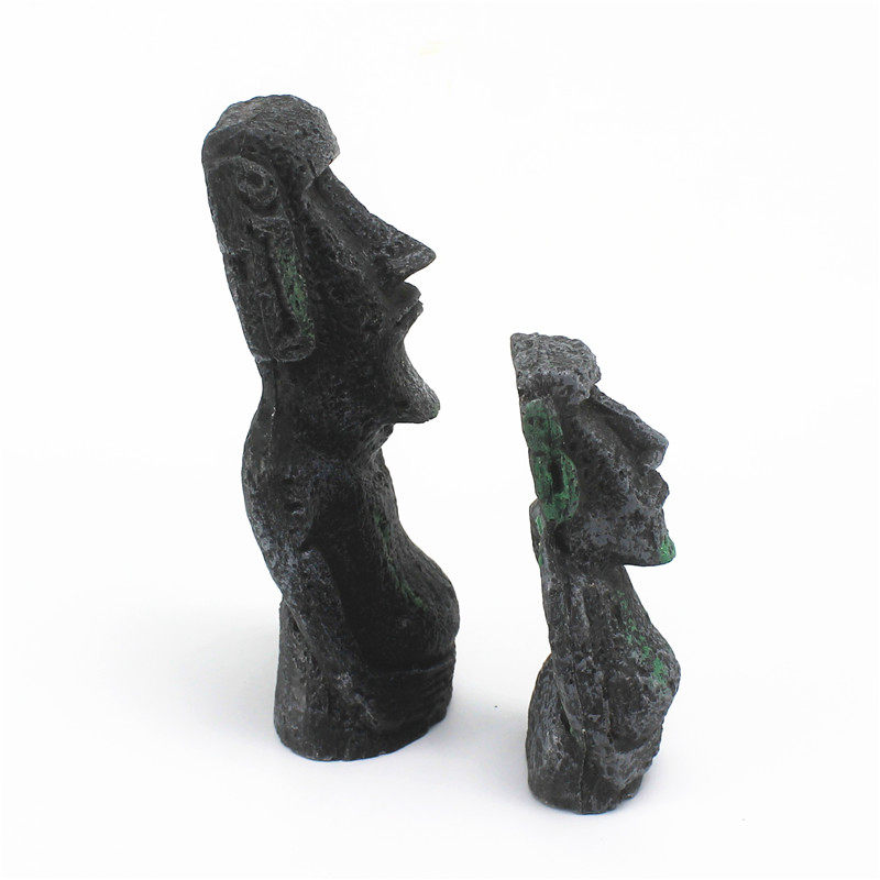 鱼缸水族箱装饰爬虫箱巨人复活节岛石像树脂水龟缸雨林缸创意造景,淘宝优惠券,粉丝福利购,淘宝优惠卷