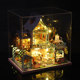 Villa diy cabin cat cat fish wooden