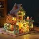 Villa diy cabin cat cat fish wooden