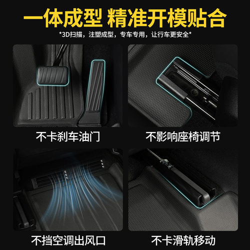 全包围tpe汽车脚垫适用2026款26奇瑞qq3ev全新用品专用主驾驶后排 - 图1