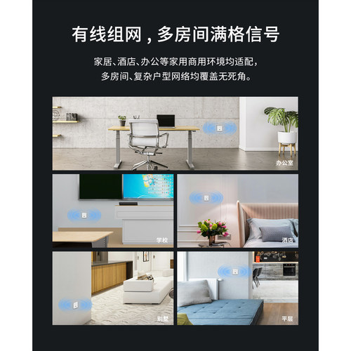 普联TP-LINK 全屋WiFi6 5G双频全千兆AX3000无线面板AP poe路由器ac一体化覆盖组网套装 - 图1