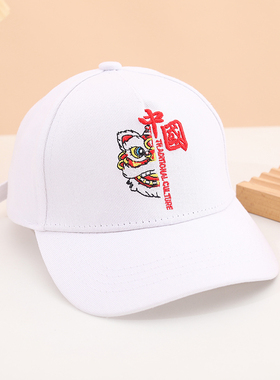 鸭舌帽活动中国风男女通用烫画