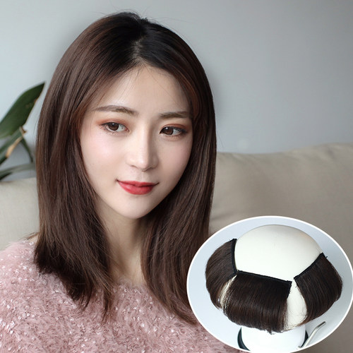 真发垫发片蓬松器 假发片女无痕隐形假发垫 两侧垫发根颅顶增发量 - 图1