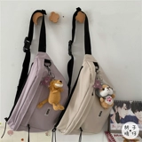 Брендовая японская вместительная и большая ретро нагрудная сумка, трендовая универсальная сумка для телефона, в японском стиле, в корейском стиле