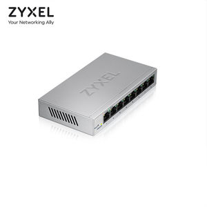 ZYXEL合勤 GS1200-8 8口全千兆智能WEB网管型以太网交换机 VLAN链路聚合QoS 家用分流集线分线器