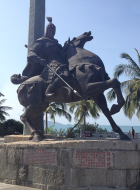 玻璃钢仿铜古代历史人物雕塑摆件