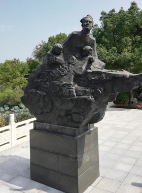 牛郎织女古代人物景区雕塑定制