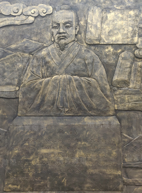 玻璃钢仿铜中医文化浮雕壁画摆件