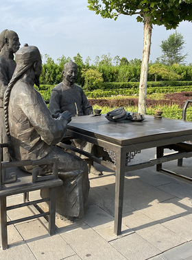 古代民俗文化人物商业街景观小品