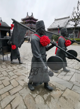 玻璃钢仿铜文化景点摆件高考状元