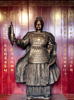 玻璃钢仿铜巾雕塑摆件