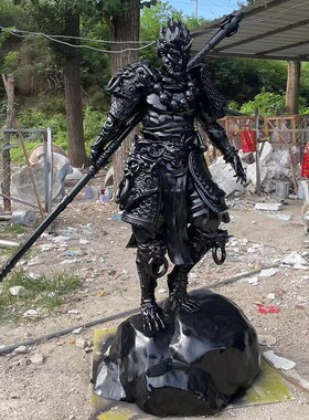 黑神话悟空雕塑战胜佛孙悟空人物