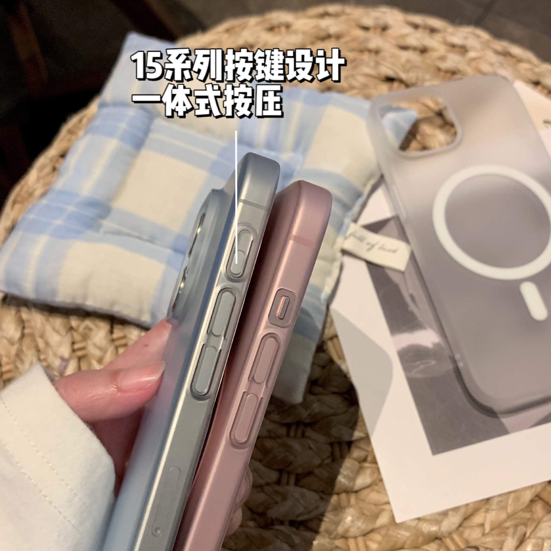 适用iPhone17 Air磁吸冰雾壳iPhone 16 15 16e 14 13 11 12 Pro Max苹果XS超薄磨砂肤感防摔XR保护套全包Plus - 图2