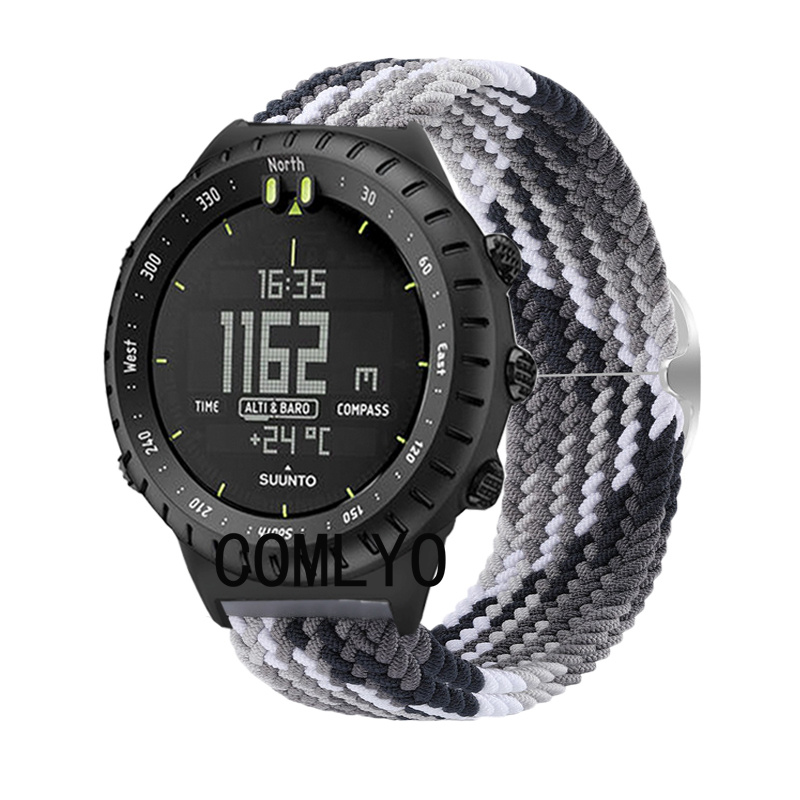 适用松拓核心Suunto CORE表带尼龙弹性可调节运动透气排汗腕带 - 图0