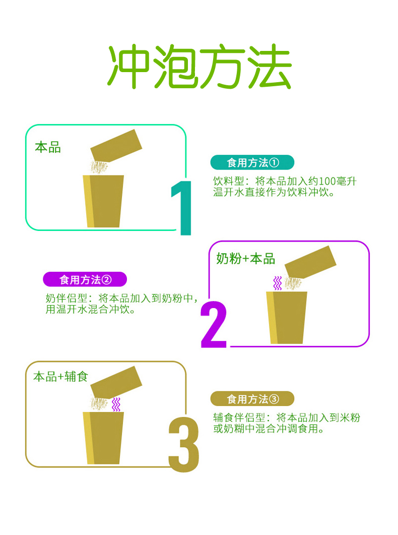 友淘母婴专营店唯氏清清宝儿童降火清火金银花奶粉伴侣益生元满送婴幼儿辅食160g3