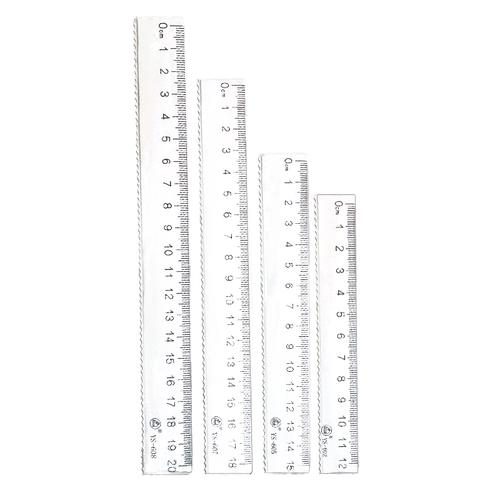 亚克力弧形直尺波浪尺15cm透明尺子20厘米测量绘图小学生学习用品 - 图3