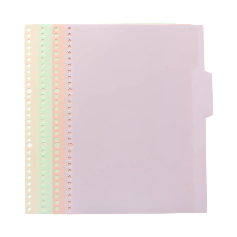 Loose-leaf book spacer paper a5 plastic card b