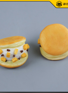 仿真食物舒芙蕾模型烘培甜品道具