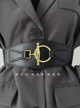 美式y2k金色银色腰带配衣服收腰