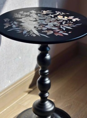 中古风客厅茶几落地摆件高级感