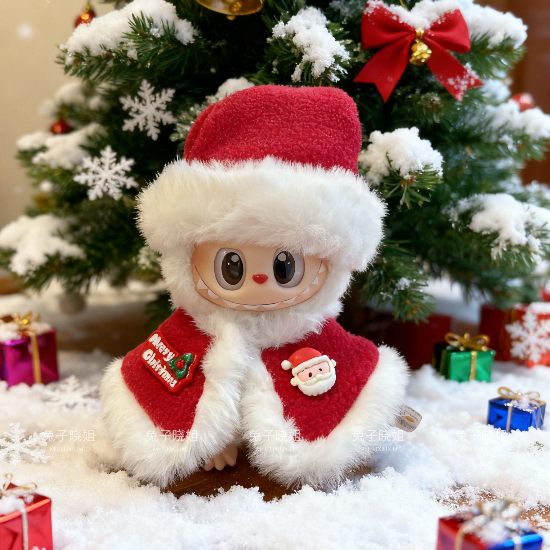 拉布布3.0娃衣Labubu3代衣服前方高能圣诞节日娃衣套装可乐娃衣,淘宝优惠券,粉丝福利购,淘宝优惠卷