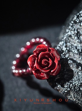 「女王权杖」3mm石榴石身体棒棒系列戒圈