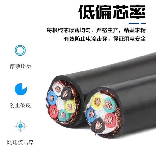 耐火阻燃屏蔽编织抗干扰控制电缆KVVP-450/750 14*2.5 质优价廉 - 图1