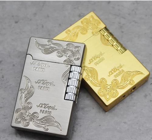 Langsheng светлые цветы и резные хрустящие звуки личные надувные ярко -огненные песчаные колеса мужчина зажигалка