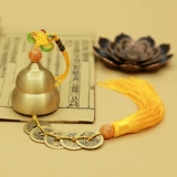 Wuhuang Bell Pure Copper Bells Древние деньги пять императоров шесть императоров Money Cars Cars Pendant Home Store Bell Metal Wind Bells
