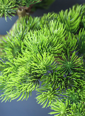 仿真迎客松植物盆景室内装饰摆件