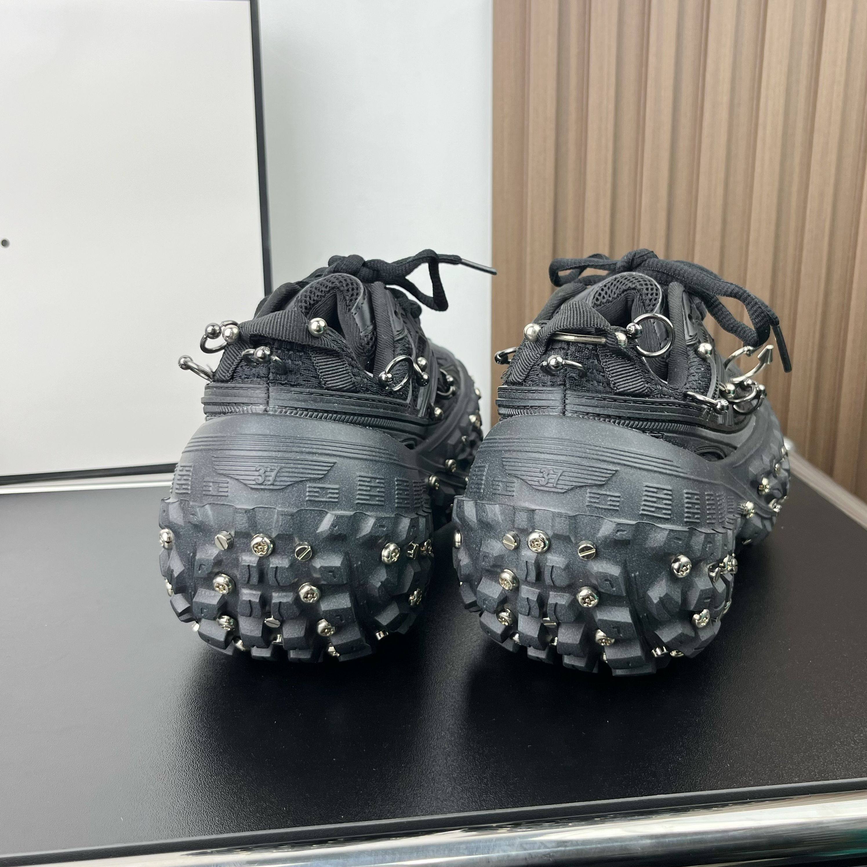 2026春季新款时尚韩版榴莲轮胎鞋厚底增高铆钉老爹鞋百搭休闲女鞋,淘宝优惠券,粉丝福利购,淘宝优惠卷