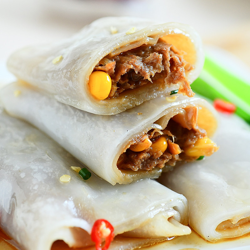 港式广式肠粉15条速食半成品猪肉鸡肉虾牛肉肠粉早餐营养纯手工,淘宝优惠券,粉丝福利购,淘宝优惠卷