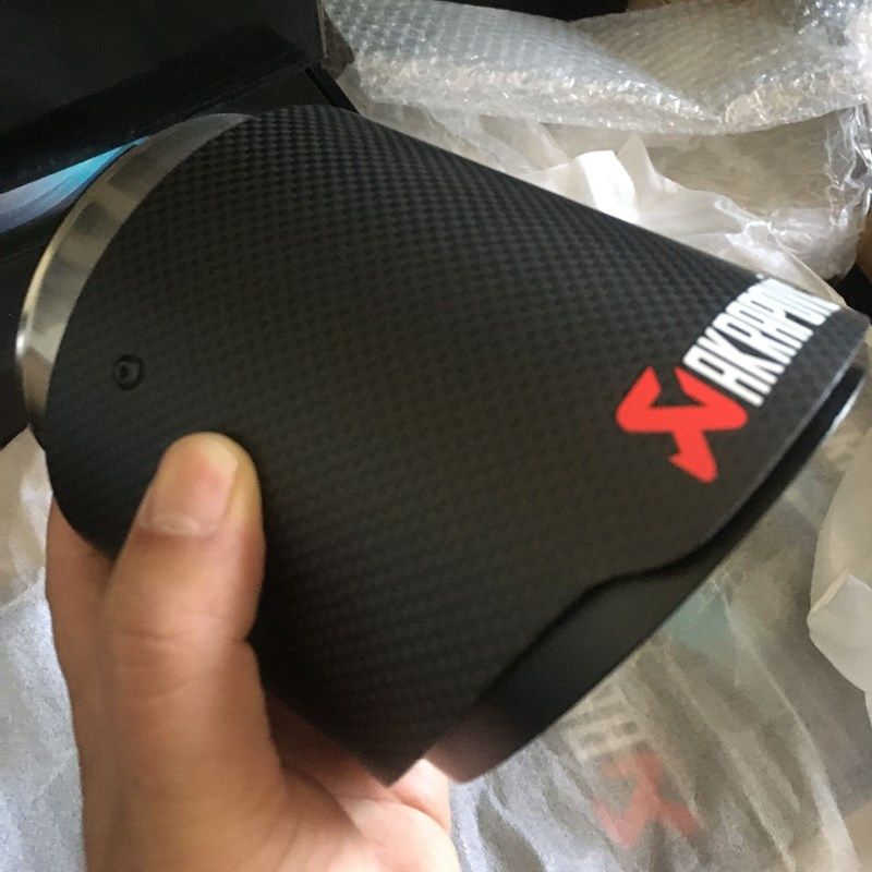 奥迪专用排气管尾喉A4LQ3A5A3Q3Q5A6L改装不锈钢天蝎碳纤维尾嘴