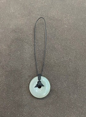 限量版极细迷你微缩编织心心相印鱼尾平安扣挂件