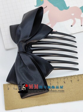 插梳纯手工蝴蝶结盘发饰品