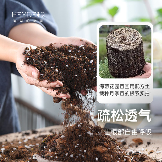 海蒂的花园透气营养土养花通用专用月季花土兰花土泥炭绣球种植土
