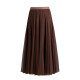 Mesh skirt A-line square dance skirt drapes with elegant drapes
