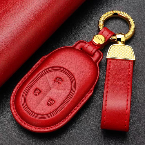 蔚来ET5专用钥匙套真皮ES8/EC6/ET7/ES6/ES7车钥匙包扣高档壳男女 - 图1